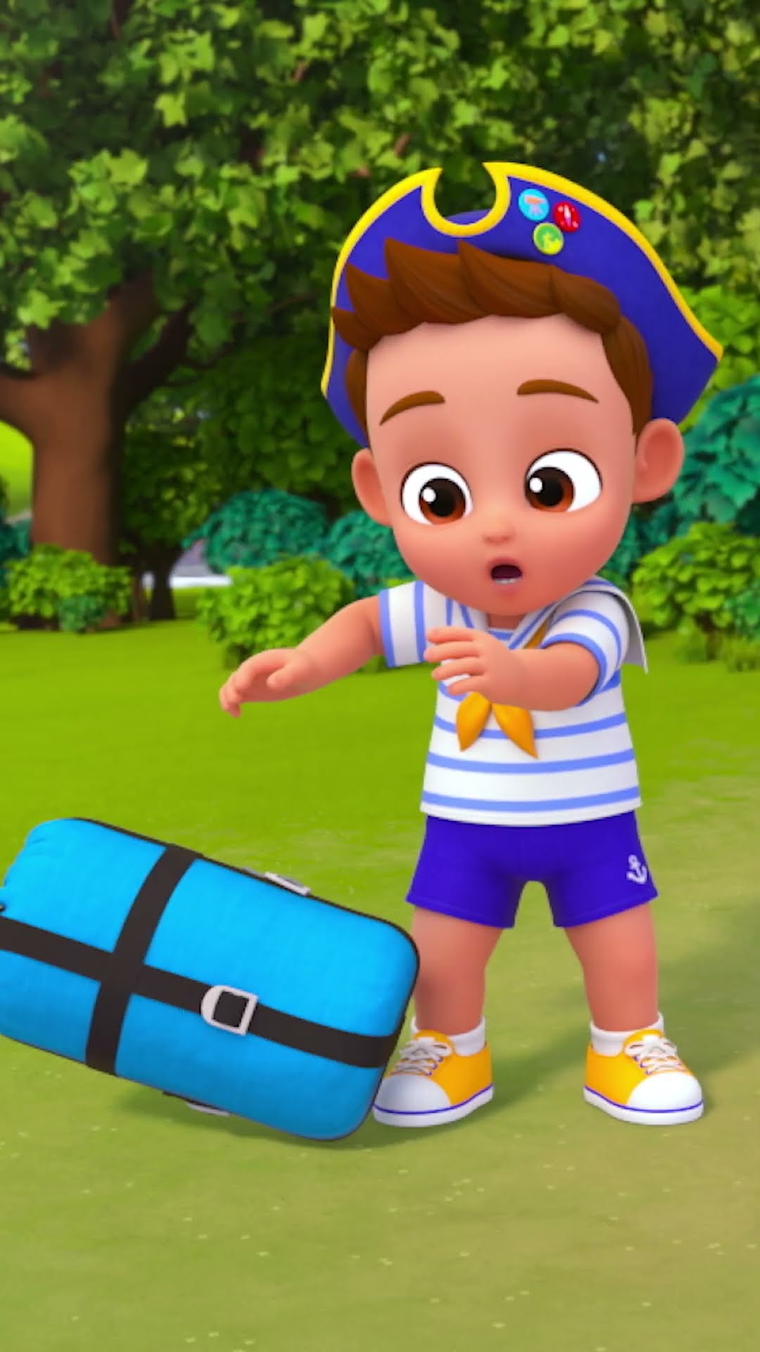 ¡Nos Vamos de Campamento!⛺️ #shorts #bebefinn #camping